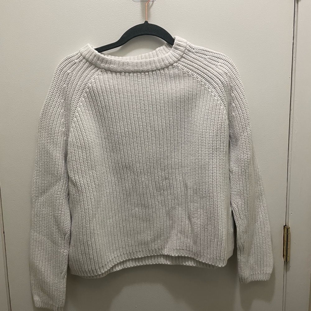 Quince Cream Crew Neck Sweater